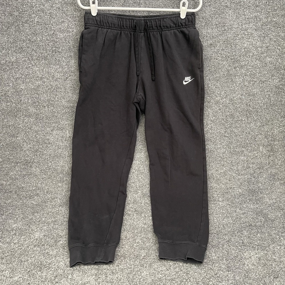 Nike Sportswear Sweatpants Men's Sz M Black Fleece Joggers Athletic DQ5191-010